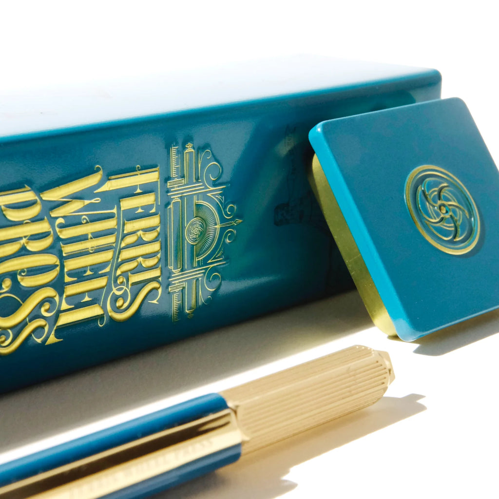 the scribe stylo bille bleu