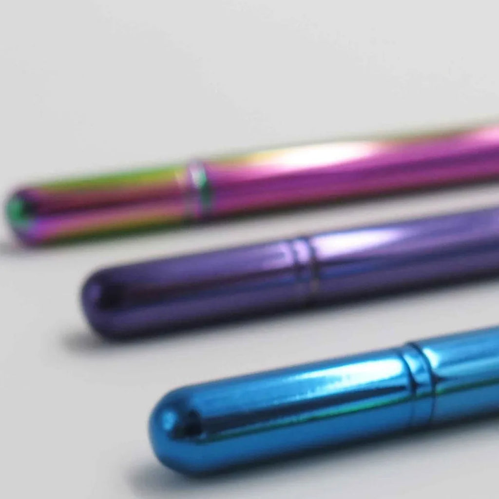 idee cadeau stylo bille violet bleu irise arc-en-ciel