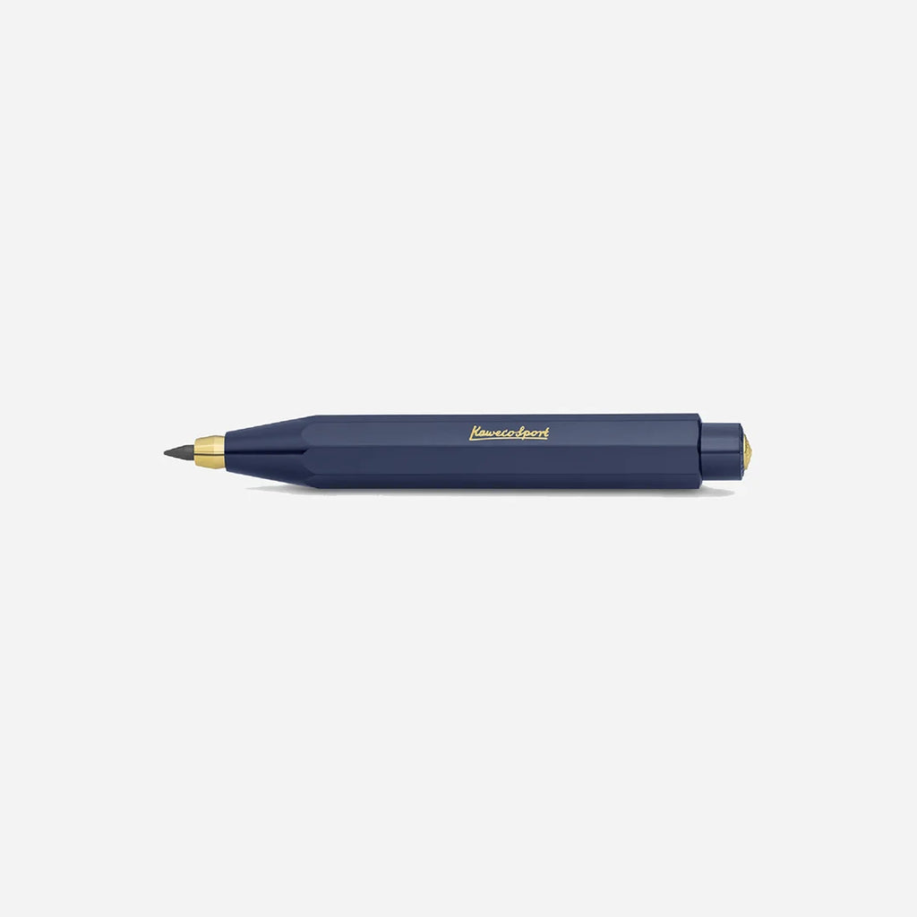 kaweco porte-mine 3.2mm bleu marine large crayon foglietto