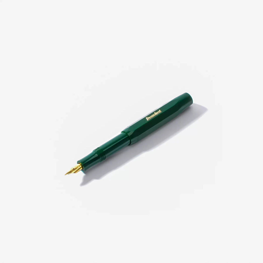 kaweco stylo plume vert foret skyline sport haute qualite foglietto