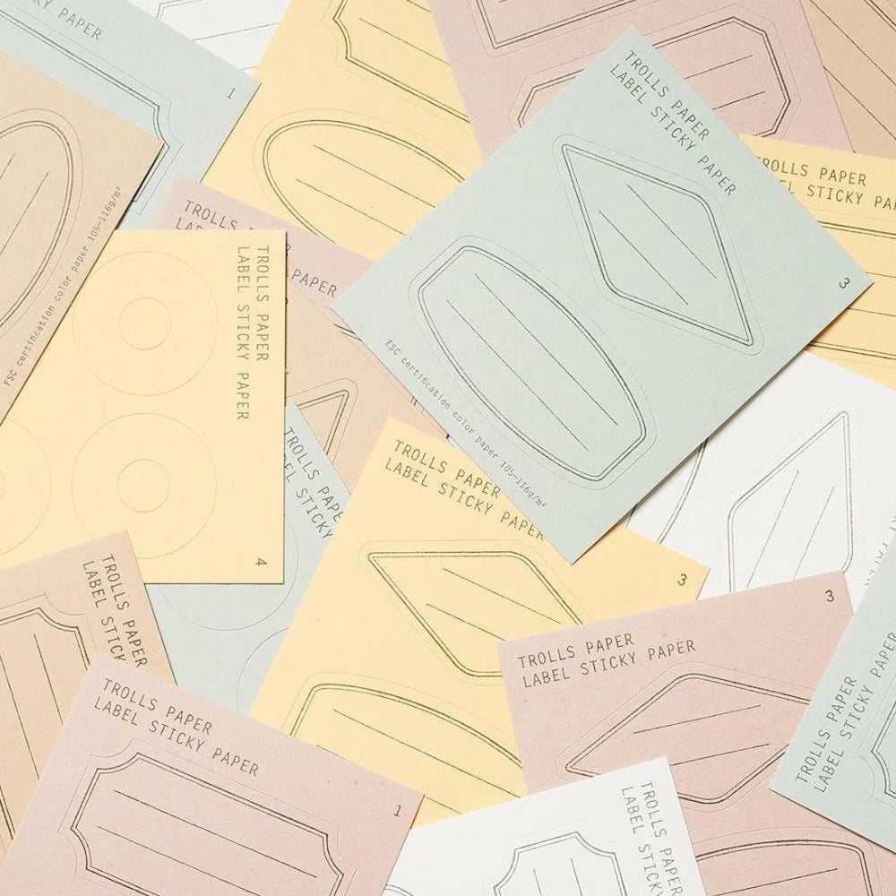 sticky labels iconic post-it autocollants stickers notes adhésives repositionnables