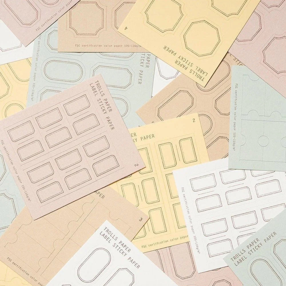 sticky labels iconic post-it autocollants stickers notes adhésives repositionnables