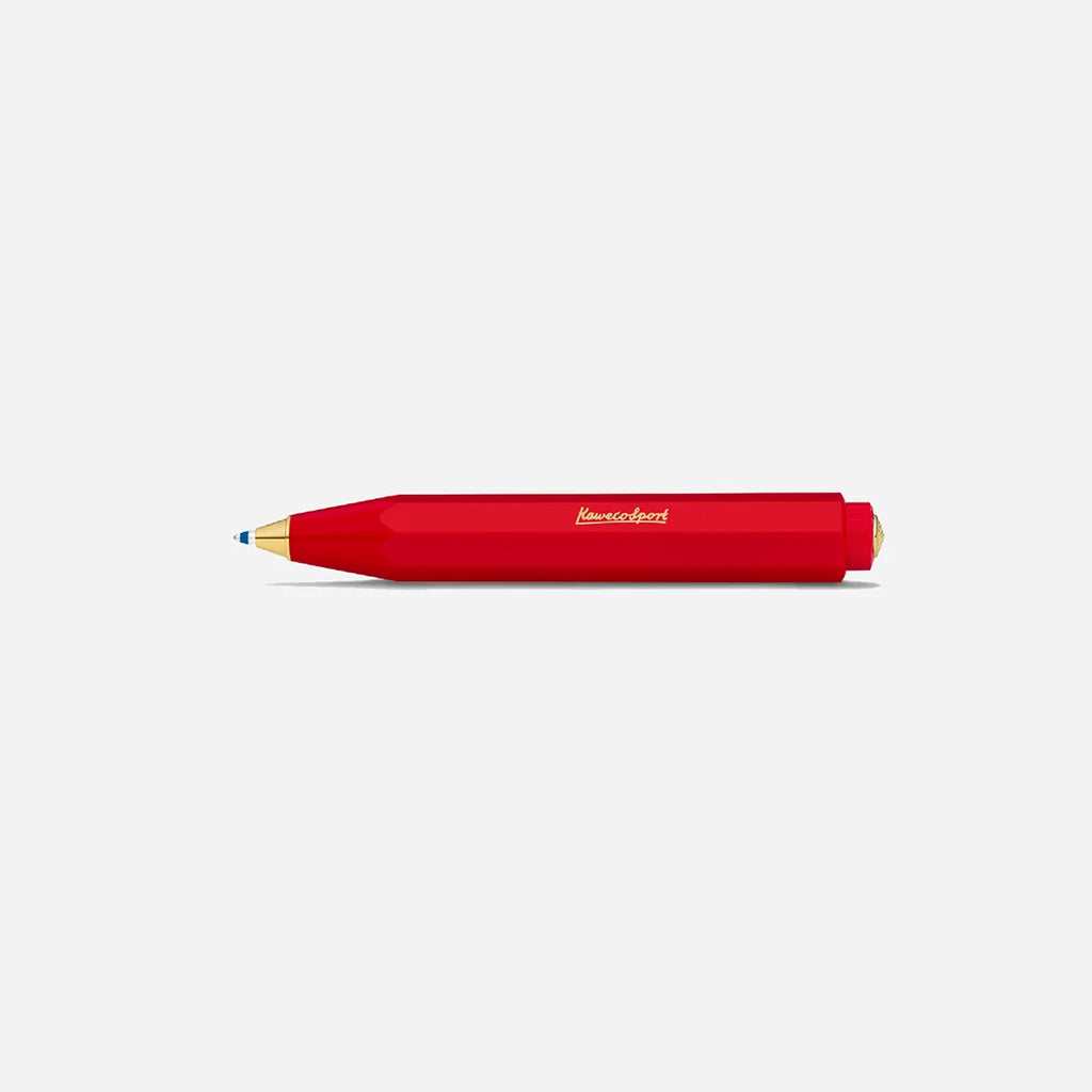 stylo bille kaweco rouge classic sport foglietto