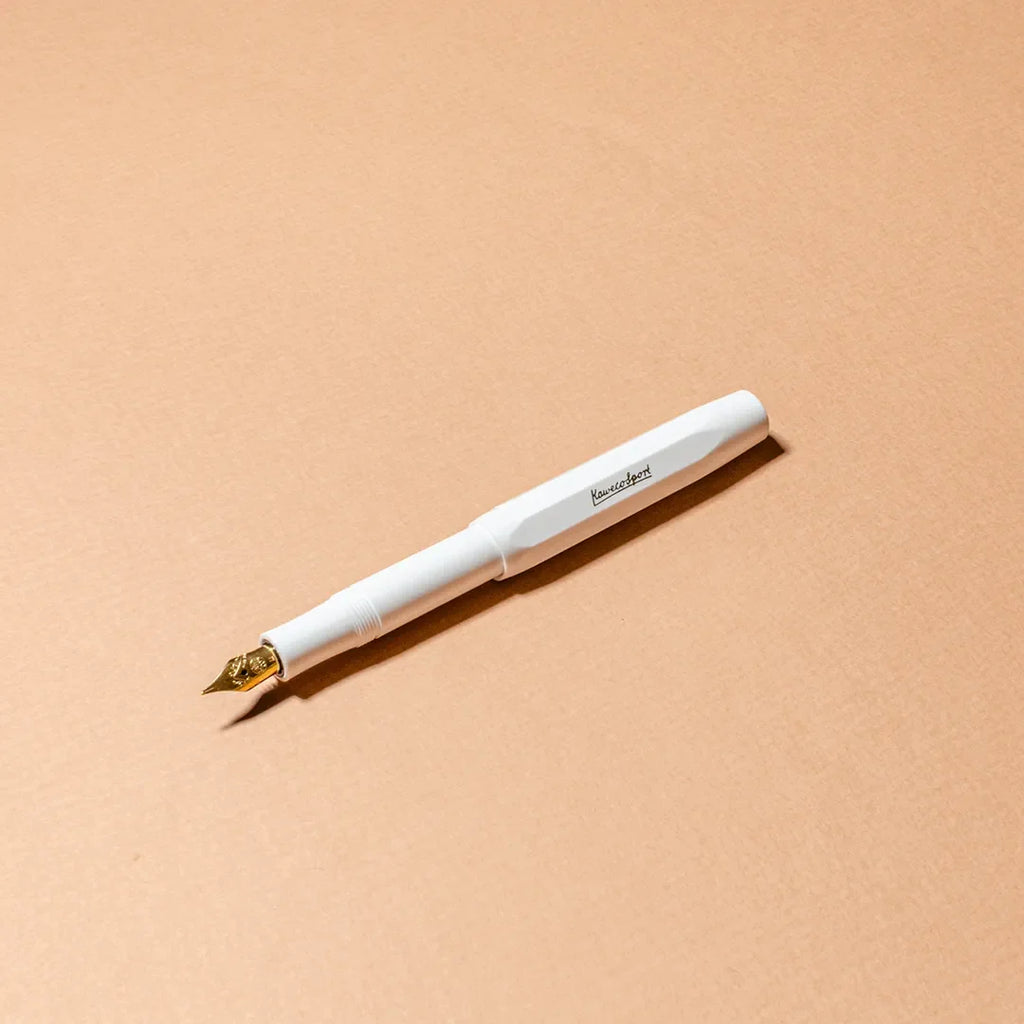 stylo plume classic sport kaweco blanc foglietto