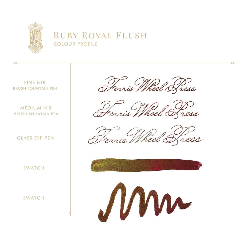 profil de couleur de l'encre de haute qualité ferris wheel press ruby royal flush