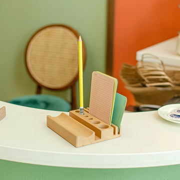 Set Accessoires de bureau en bois - La Poste