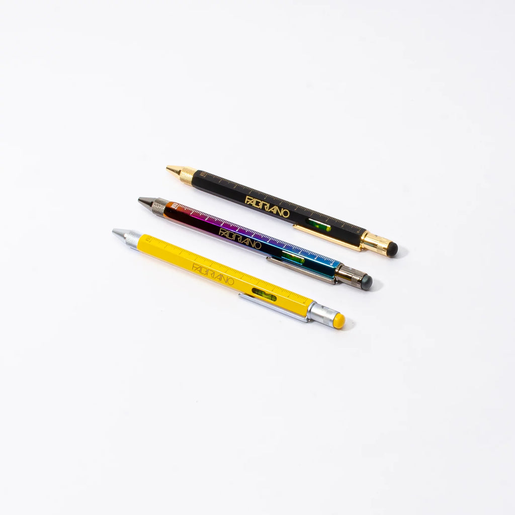 cadeau ideal bricoleur stylo bille avec niveau et tournevis fabricano