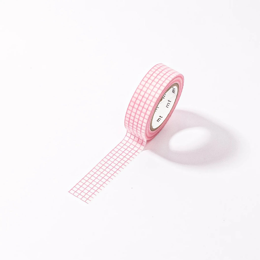 masking tape rose a carreaux washi tape article de papeterie original foglietto