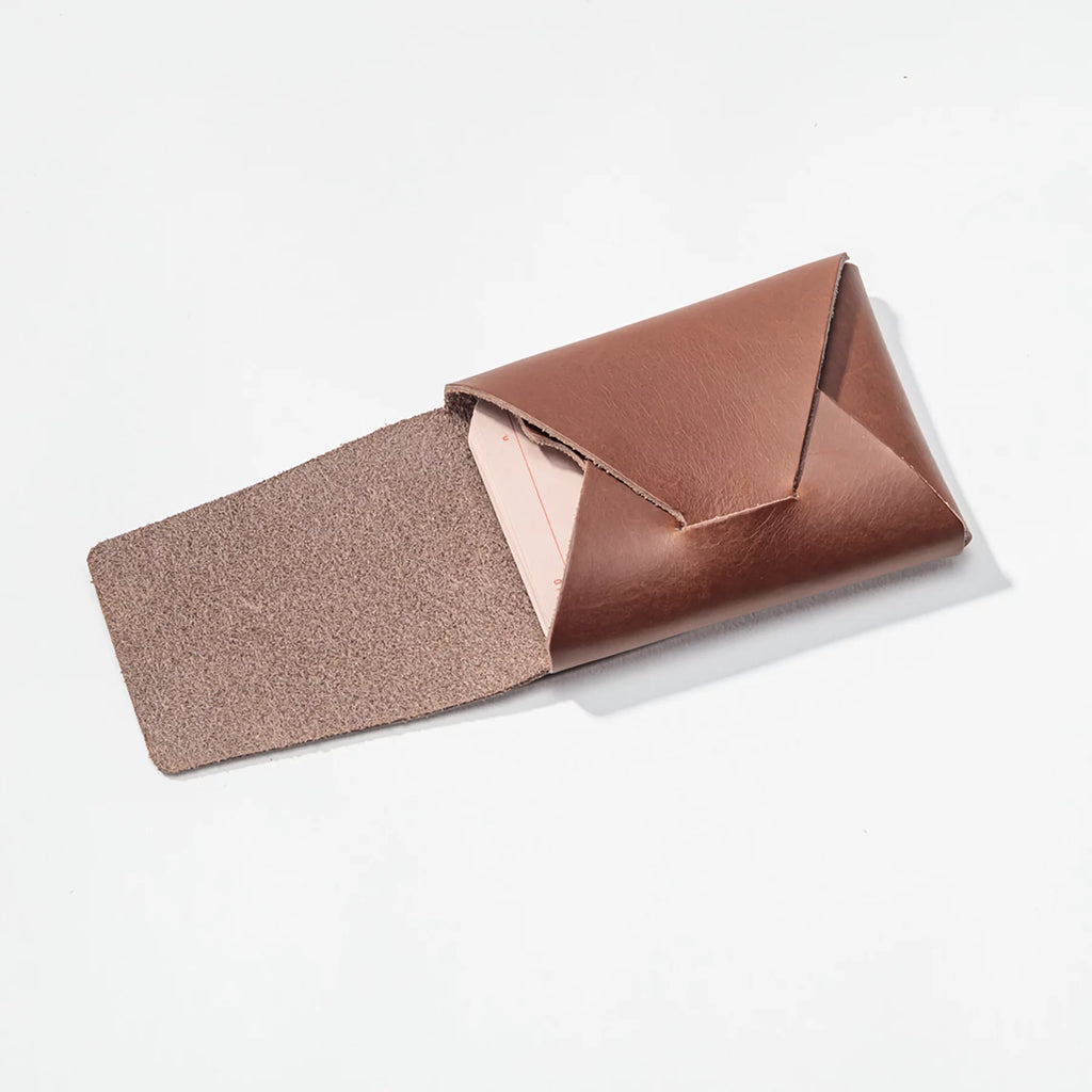 pochette en cuir made in france pliage origami porte fiches foglietto